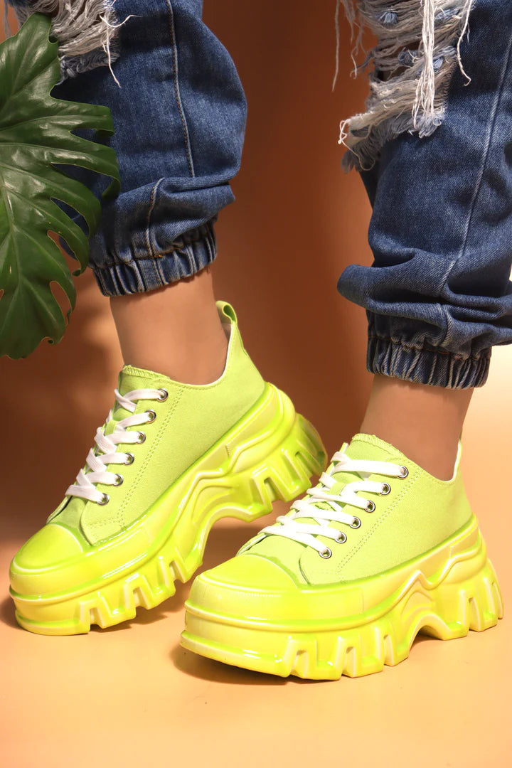 THE BLOG NEON YELLOW