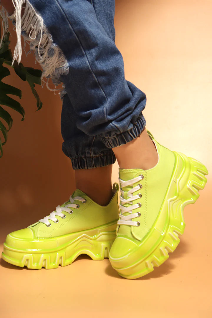 THE BLOG NEON YELLOW