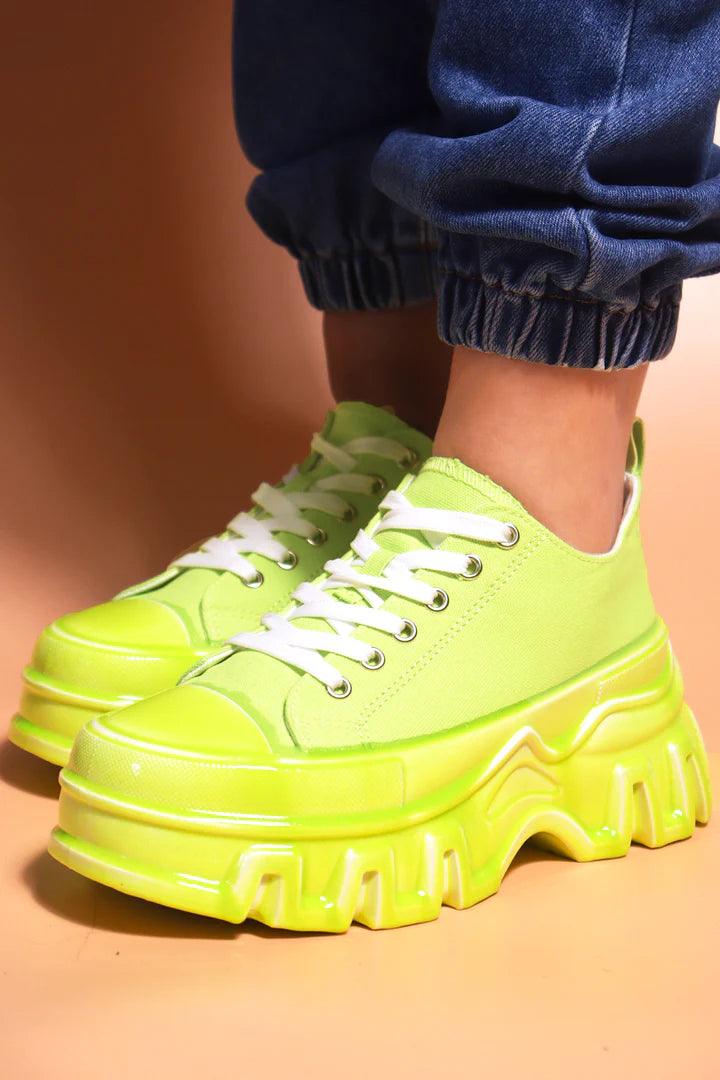 THE BLOG NEON YELLOW