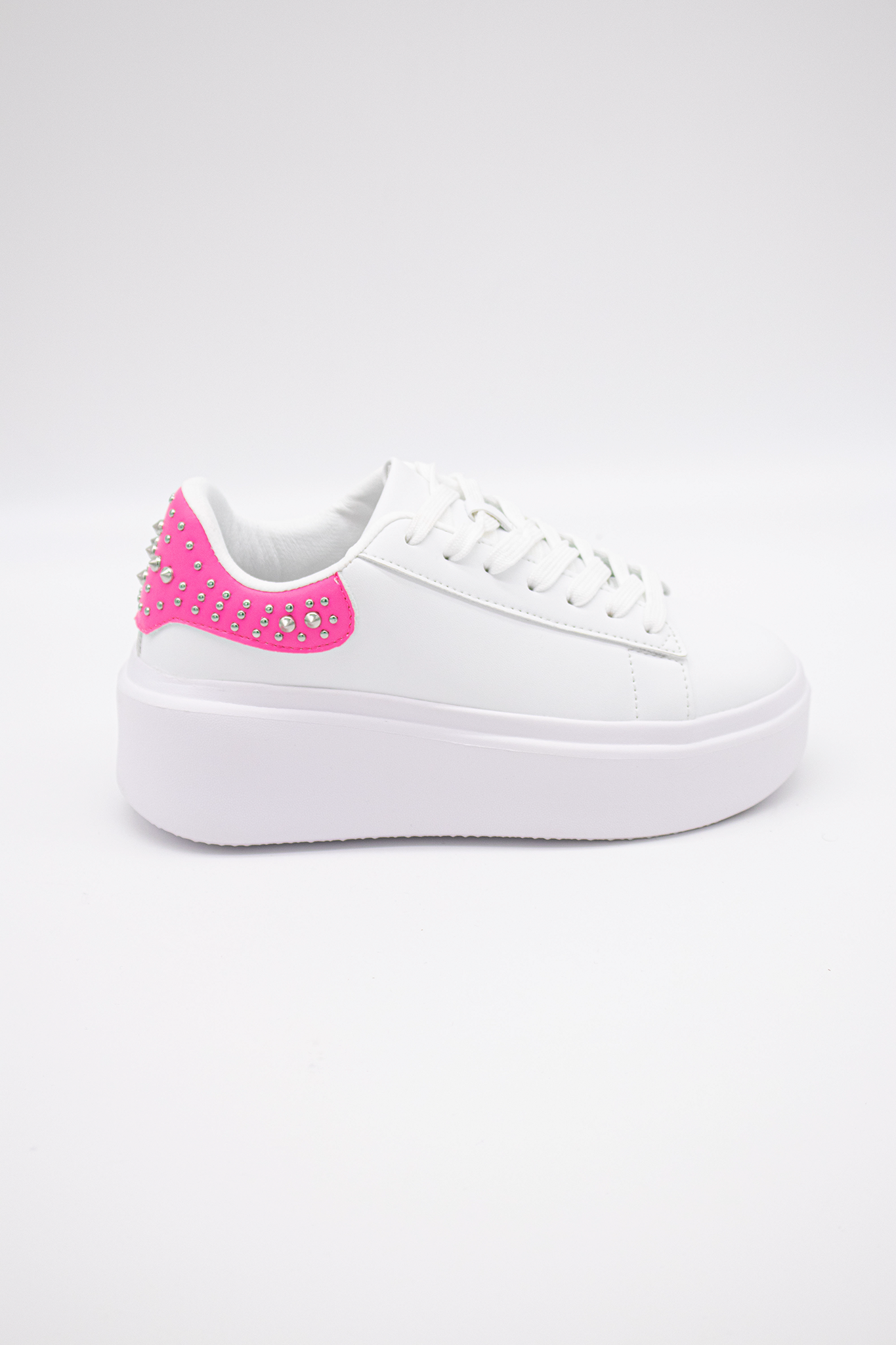 ALEX 01 | WHITE / HOTPINK