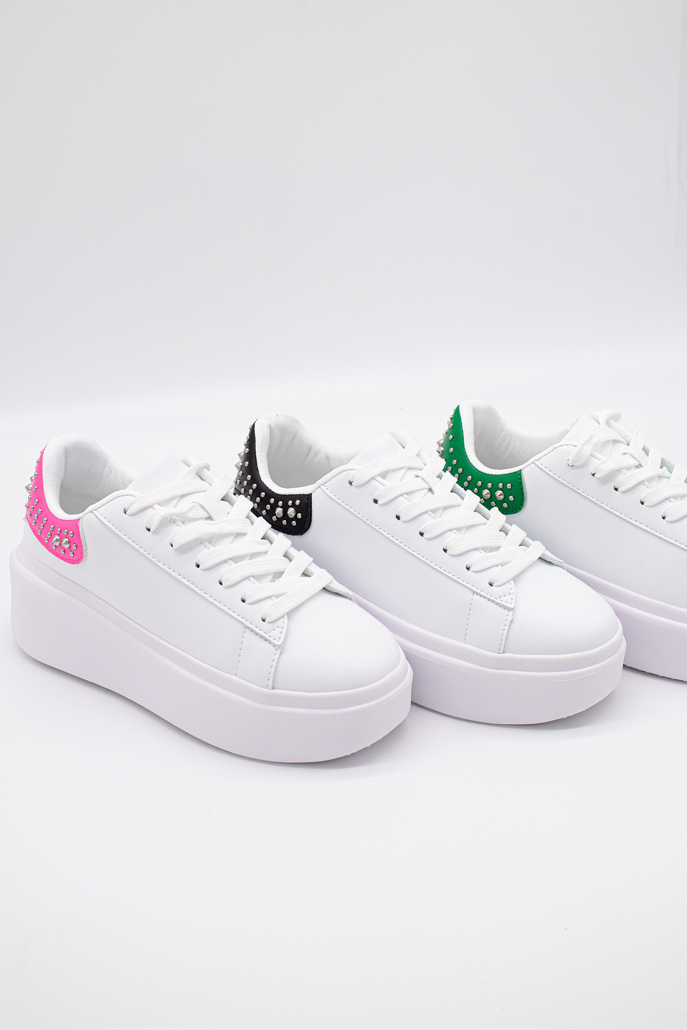 ALEX 01 | WHITE / HOTPINK
