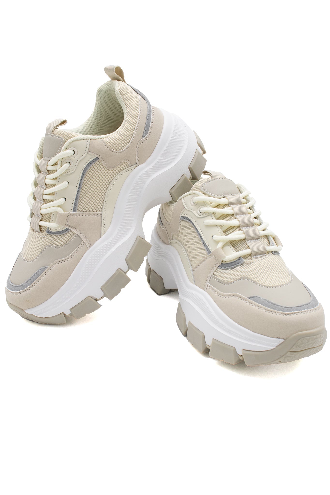 DAMIAN | BEIGE/WHITE